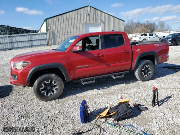 2017 Toyota Tacoma SR5 with VIN 3TMCZ5AN6HM070184, listed as a Copart auction lot 46670515 with 0 mi miles and Salvage Title. Bid and sale history available at carsss.com. Image 1.