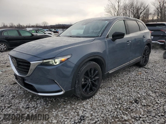 2023 Mazda CX-9 Carbon Edition with VIN JM3TCBDY1P0634256, listed as a Copart auction lot 86912234 with 35,975 mi miles and Salvage Title. Bid and sale history available at carsss.com. Image 1.