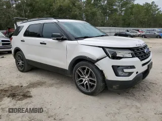 2016 Ford Explorer Sport with VIN 1FM5K8GT9GGC30096, listed as a Copart auction lot 41637985 with 148,218 mi miles and Salvage Title. Bid and sale history available at carsss.com. Image 4.