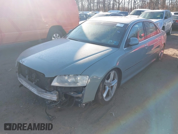 2009 Audi A8 L 4.2L with VIN WAUMV94E19N000826, listed as a IAAI auction lot 41692846 with 999,999 mi miles. Bid and sale history available at carsss.com. Image 2.