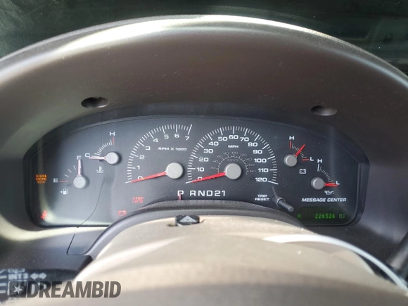 2003 Ford Expedition Eddie Bauer with VIN 1FMFU17L23LC45403, listed as a Copart auction lot 56716585 with 226,526 mi miles and Salvage title. Bid and sale history available at DreamBid. Image 9.