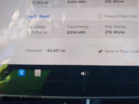 2020 Tesla Model 3 Long Range with VIN 5YJ3E1EB4LF619026, listed as a IAAI auction lot 41796901 with Not Provided miles and . Bid and sale history available at DreamBid. Image 11.