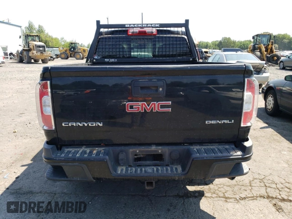 2017 GMC Canyon 4WD Denali with VIN 1GTP6EE11H1296082, listed as a Copart auction lot 65597584 with 89,113 mi miles and Salvage Title. Bid and sale history available at carsss.com. Image 6.