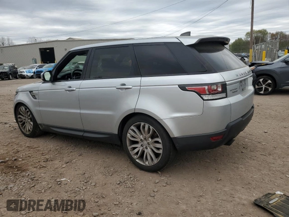 2017 Land Rover Range Rover Sport with VIN SALWR2FE4HA124351, listed as a Copart auction lot 53624455 with Not Provided miles and Salvage Title. Bid and sale history available at DreamBid. Image 2.