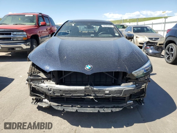 2021 BMW 8 Series M850i with VIN WBAGV8C00MCF55108, listed as a Copart auction lot 56305084 with 27,399 mi miles and Salvage Title. Bid and sale history available at DreamBid. Image 5.