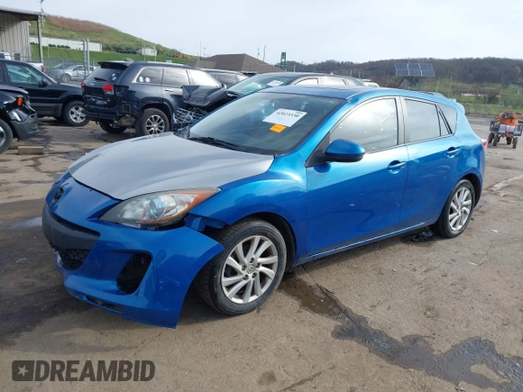 2012 Mazda 3 i Touring with VIN JM1BL1L71C1653739, listed as a IAAI auction lot 42023330 with 140,027 mi miles and . Bid and sale history available at DreamBid. Image 20.