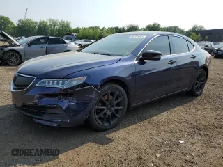 2015 Acura TLX Technology with VIN 19UUB2F57FA019370, listed as a Copart auction lot 59393065 with 121,061 mi miles and Salvage title. Bid and sale history available at DreamBid. Image 1.