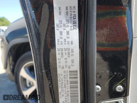 2020 Jeep Cherokee Limited z VIN 1C4PJMDX4LD513615, wystawiony jako Copart lot #56904695 z przebiegiem 46 744 mil mil oraz Szkoda całkowita • Salvage title. Historia ofert i sprzedaży dostępna na DreamBid. Obrazek 13.