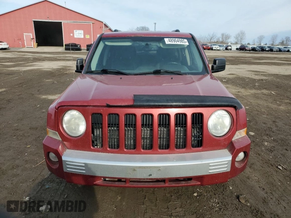 2010 Jeep Patriot Limited with VIN 1J4NF4GBXAD658402, listed as a Copart auction lot 48904985 with 245,952 mi miles and Clean Title. Bid and sale history available at carsss.com. Image 5.