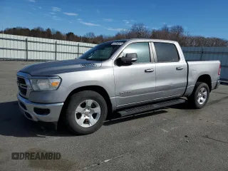 2021 Ram 1500 Big Horn z VIN 1C6RREFG8MN593329, wystawiony jako Copart lot #48481035 z przebiegiem 55 203 mil mil oraz Czysty tytuł • Clean title. Historia ofert i sprzedaży dostępna na DreamBid. Obrazek 1.
