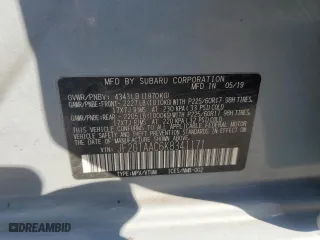 2019 Subaru Crosstrek with VIN JF2GTAAC6K8341171, listed as a Copart auction lot 52516755 with 59,941 mi miles and Salvage Title. Bid and sale history available at carsss.com. Image 14.