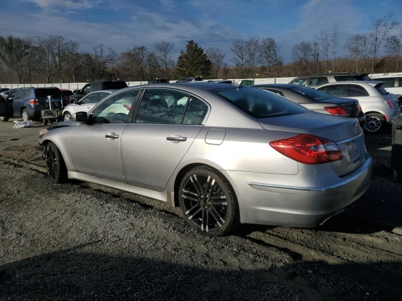 2012 Hyundai Genesis 5.0L with VIN KMHGC4DH8CU187056, listed as a Copart auction lot 86327684 with 154,890 mi miles and Salvage Title. Bid and sale history available at carsss.com. Image 2.