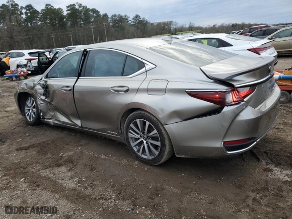 2021 Lexus ES with VIN 58ADA1C1XMU001068, listed as a Copart auction lot 88557295 with 130,146 mi miles and Salvage Title. Bid and sale history available at carsss.com. Image 2.