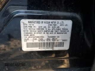 2011 Infiniti G25 Journey with VIN JN1DV6AP0BM830865, listed as a Copart auction lot 85057724 with 123,020 mi miles and Salvage Title. Bid and sale history available at DreamBid. Image 12.