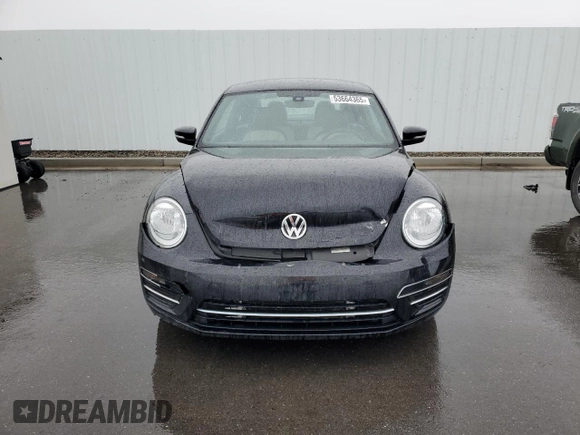 2017 Volkswagen Beetle SE with VIN 3VWJ17AT4HM630760, listed as a Copart auction lot 53664365 with 35,010 mi miles and Salvage Title. Bid and sale history available at DreamBid. Image 5.