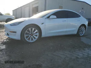 2019 Tesla Model 3 Mid Range with VIN 5YJ3E1EA1KF434552, listed as a Copart auction lot 48161785 with 57,558 mi miles and Clean Title. Bid and sale history available at carsss.com. Image 1.