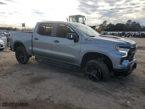 2024 Chevrolet Silverado 1500 LT Trail Boss with VIN 3GCUDFE87RG218100, listed as a Copart auction lot 88508605 with 7,245 mi miles and Salvage Title. Bid and sale history available at carsss.com. Image 4.