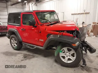 2019 Jeep Wrangler Sport S z VIN 1C4GJXAG4KW646013, wystawiony jako IAAI lot #41556750 z przebiegiem 44 911 mil mil oraz . Historia ofert i sprzedaży dostępna na DreamBid. Obrazek 1.