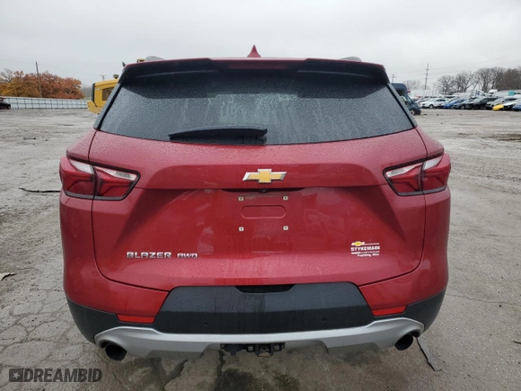 2020 Chevrolet Blazer LT with VIN 3GNKBHRS6LS558882, listed as a Copart auction lot 79997374 with 128,417 mi miles and Non Repairable. Bid and sale history available at carsss.com. Image 6.