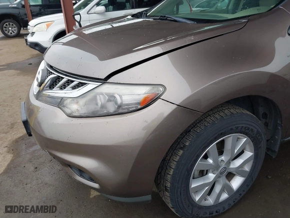 2011 Nissan Murano SV with VIN JN8AZ1MW2BW174431, listed as a IAAI auction lot 41134649 with 102,912 mi miles. Bid and sale history available at carsss.com. Image 6.