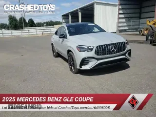 2025 Mercedes-Benz GLE 53 AMG with VIN 4JGFD6BB4SB395349, listed as a Copart auction lot 64998095 with 3,130 mi miles and Salvage title. Bid and sale history available at DreamBid. Image 17.
