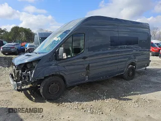 2020 Ford Transit Cargo with VIN 1FTBR3X84LKA86692, listed as a Copart auction lot 88847815 with 145,318 mi miles and Clean Title. Bid and sale history available at carsss.com. Image 1.