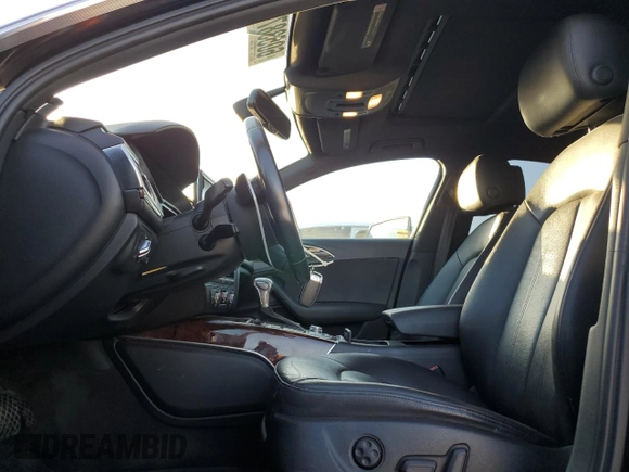 2015 Audi A6 Premium Plus with VIN WAUGFAFC3FN043521, listed as a Copart auction lot 60538745 with 82,135 mi miles and Salvage title. Bid and sale history available at DreamBid. Image 7.