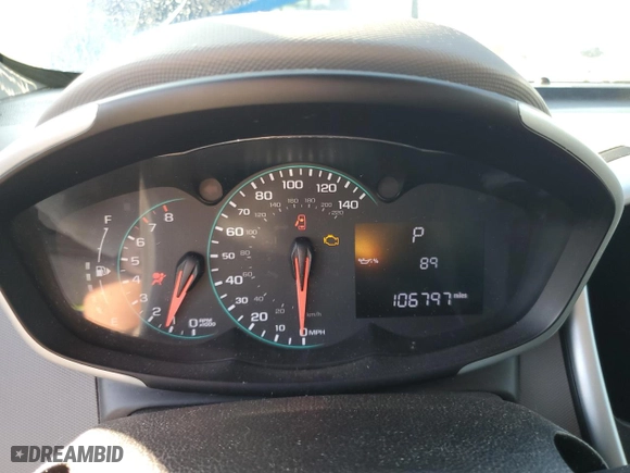 2017 Chevrolet Sonic LT with VIN 1G1JD5SH8H4154994, listed as a Copart auction lot 43895305 with 106,797 mi miles and Salvage Title. Bid and sale history available at carsss.com. Image 9.