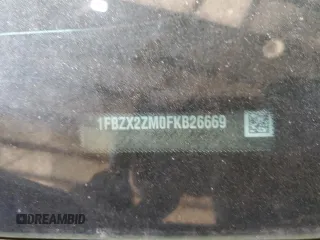 2015 Ford Transit XL z VIN 1FBZX2ZM0FKB26669, wystawiony jako Copart lot #58204715 z przebiegiem 60 156 mil mil oraz Szkoda całkowita • Salvage title. Historia ofert i sprzedaży dostępna na DreamBid. Obrazek 13.