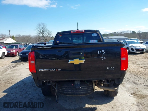 2019 Chevrolet Colorado 2WD Z71 with VIN 1GCGSDEN0K1181991, listed as a IAAI auction lot 41590482 with 38,432 mi miles. Bid and sale history available at carsss.com. Image 17.