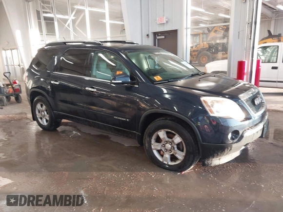 2007 GMC Acadia SLT with VIN 1GKEV33707J103414, listed as a IAAI auction lot 41221610 with 165,089 mi miles. Bid and sale history available at carsss.com. Image 1.