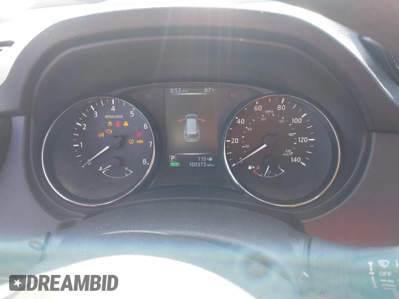 2017 Nissan Rogue SV with VIN KNMAT2MV9HP553763, listed as a IAAI auction lot 42380808 with 100,372 mi miles and . Bid and sale history available at DreamBid. Image 7.