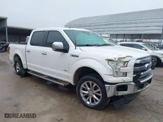 2015 Ford F-150 XL with VIN 1FTEW1CG0FKE36783, listed as a IAAI auction lot 41408208 with 141,254 mi miles. Bid and sale history available at carsss.com. Image 1.
