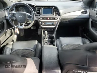2018 Hyundai Sonata SEL with VIN 5NPE34AF9JH709134, listed as a Copart auction lot 51082495 with 124,905 mi miles and Salvage Title. Bid and sale history available at DreamBid. Image 8.