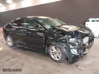 2019 Hyundai Elantra SEL with VIN 5NPD84LF1KH467449, listed as a IAAI auction lot 41693597 with 76,959 mi miles. Bid and sale history available at carsss.com. Image 1.