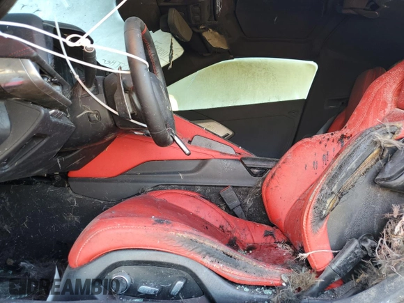 2024 Chevrolet Corvette 2LT with VIN 1G1YB2D43R5120454, listed as a Copart auction lot 81059734 with 17,060 mi miles and Salvage title. Bid and sale history available at DreamBid. Image 7.
