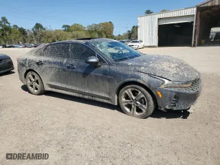 2022 Kia K5 EX with VIN 5XXG34J2XNG142746, listed as a Copart auction lot 49976745 with 56,723 mi miles and Salvage Title. Bid and sale history available at carsss.com. Image 4.