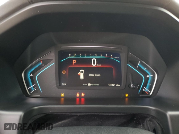 2019 Honda Odyssey EX-L with VIN 5FNRL6H72KB014960, listed as a Copart auction lot 48701035 with 131,921 mi miles and Salvage Title. Bid and sale history available at carsss.com. Image 9.