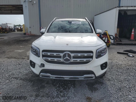 2022 Mercedes-Benz GLB with VIN W1N4M4GBXNW176586, listed as a Copart auction lot 51835445 with 50,942 mi miles and Salvage Title. Bid and sale history available at carsss.com. Image 5.