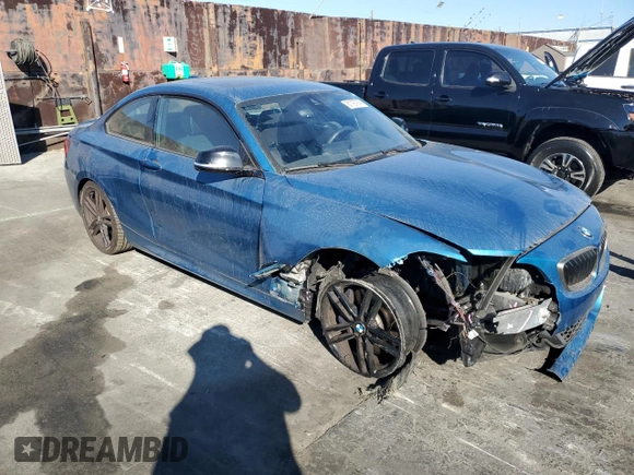 2021 BMW 2 Series M240i with VIN WBA2J5C04M7G65009, listed as a Copart auction lot 81797974 with 40,948 mi miles and Salvage Title. Bid and sale history available at carsss.com. Image 4.