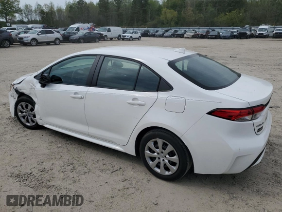 2021 Toyota Corolla LE with VIN 5YFEPMAE1MP206006, listed as a Copart auction lot 53228715 with 34,267 mi miles and Salvage Title. Bid and sale history available at DreamBid. Image 2.