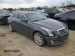 2014 Cadillac ATS Premium with VIN 1G6AE5SX4E0170188, listed as a Copart auction lot 52098204 with 141,734 mi miles and Salvage Title. Bid and sale history available at carsss.com. Image 4.