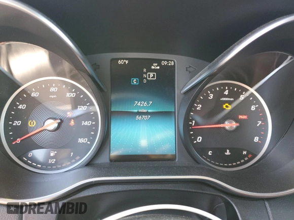 2019 Mercedes-Benz C 300 z VIN WDDWJ8DB0KF823535, wystawiony jako Copart lot #47052565 z przebiegiem 56 707 mil mil oraz Szkoda całkowita • Salvage title. Historia ofert i sprzedaży dostępna na DreamBid. Obrazek 9.