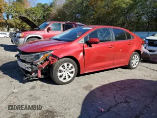 2021 Toyota Corolla LE with VIN JTDEPMAE5MJ124705, listed as a Copart auction lot 50702835 with 65,224 mi miles and Non Repairable. Bid and sale history available at carsss.com. Image 1.