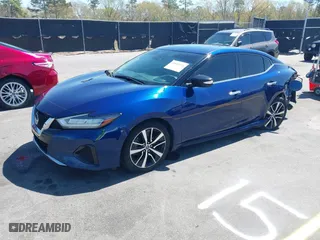 2021 Nissan Maxima SV with VIN 1N4AA6CV7MC507693, listed as a IAAI auction lot 41849176 with 107,951 mi miles. Bid and sale history available at carsss.com. Image 18.