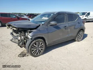 2021 Nissan Kicks SV with VIN 3N1CP5CV7ML471376, listed as a Copart auction lot 49204245 with 81,118 mi miles and Salvage Title. Bid and sale history available at carsss.com. Image 1.