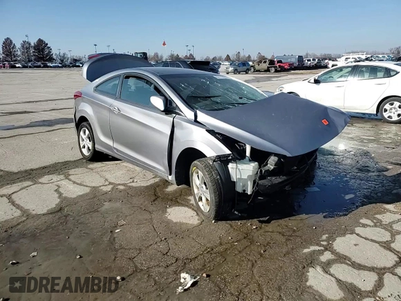 2013 Hyundai Elantra Coupe GS with VIN KMHDH6AE6DU009416, listed as a Copart auction lot 83116824 with 0 mi miles and Salvage Title. Bid and sale history available at carsss.com. Image 11.