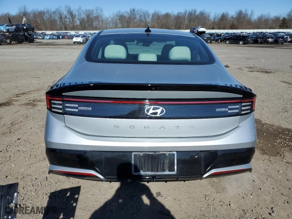 2024 Hyundai Sonata SEL with VIN KMHL64JA7RA351873, listed as a Copart auction lot 49029835 with 23,418 mi miles and Salvage Title. Bid and sale history available at carsss.com. Image 6.
