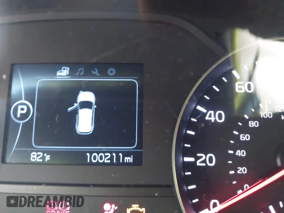 2017 Kia Sportage LX with VIN KNDPM3AC7H7166208, listed as a IAAI auction lot 41910485 with 100,211 mi miles. Bid and sale history available at carsss.com. Image 15.