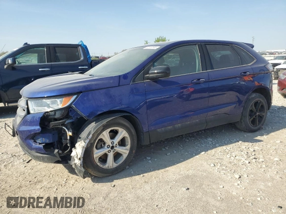 2015 Ford Edge SE z VIN 2FMTK3G8XFBB81101, wystawiony jako Copart lot #50248595 z przebiegiem 106 793 mil mil oraz Szkoda całkowita • Salvage title. Historia ofert i sprzedaży dostępna na DreamBid. Obrazek 1.